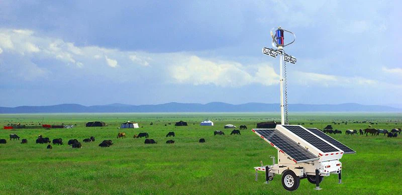 solar surveillance for grassland