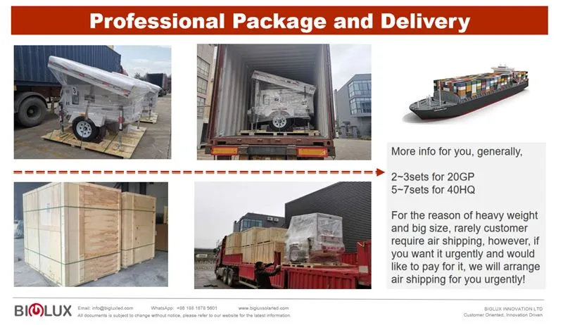 packing and delivery