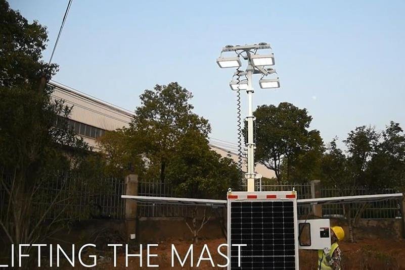 cuboid solar light tower111
