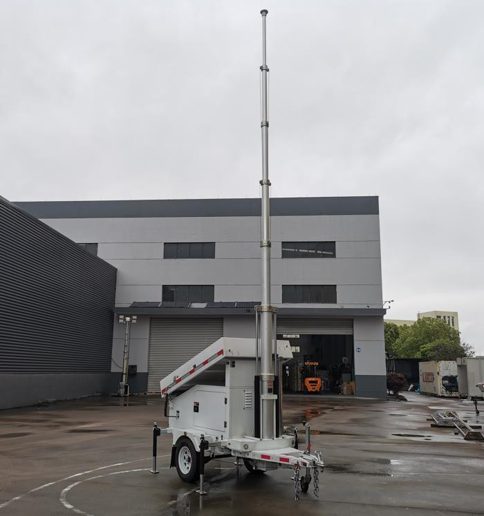 mobile generator telescopic mast 2