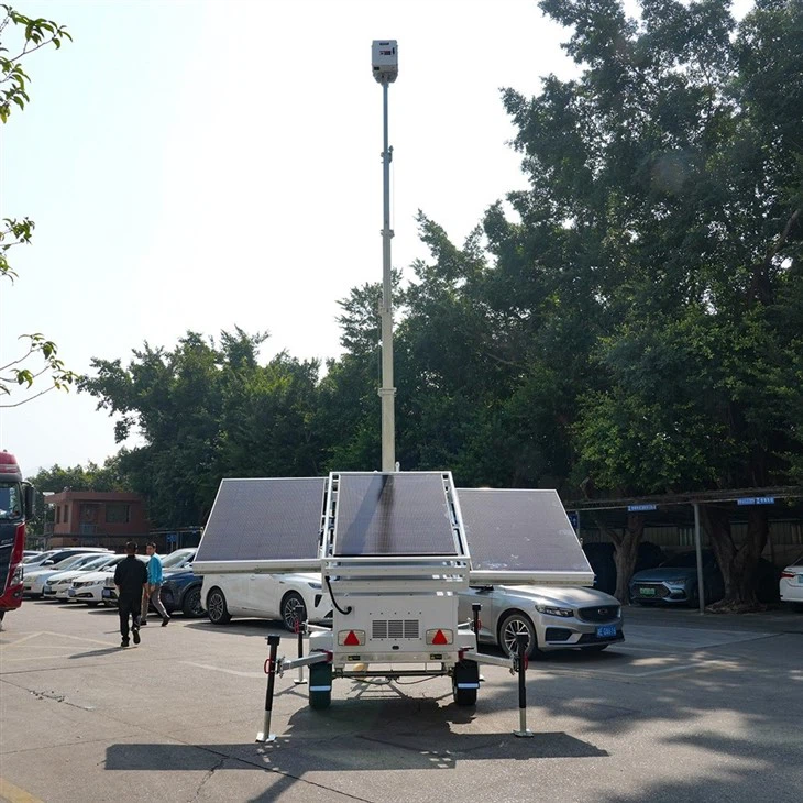 BIGLUX Hybrid Mobile Solar Trailer With Starlink suppliers