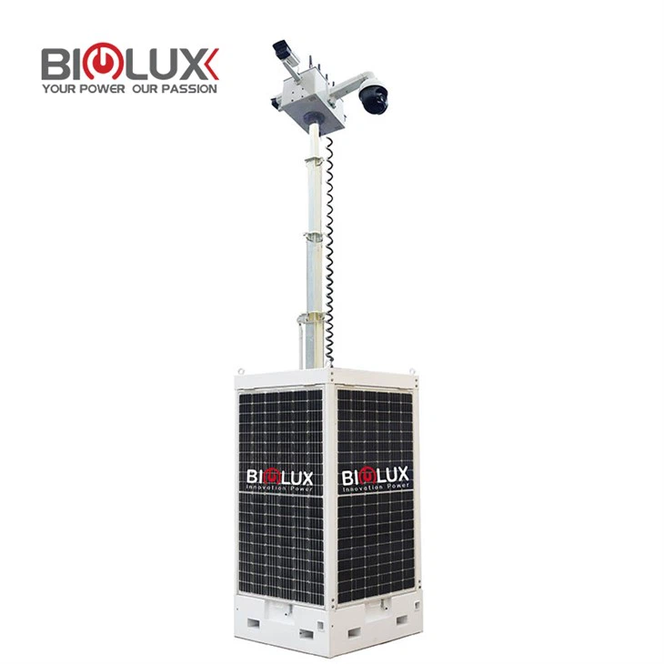 Cuboid Parking Lot CCTV Tower