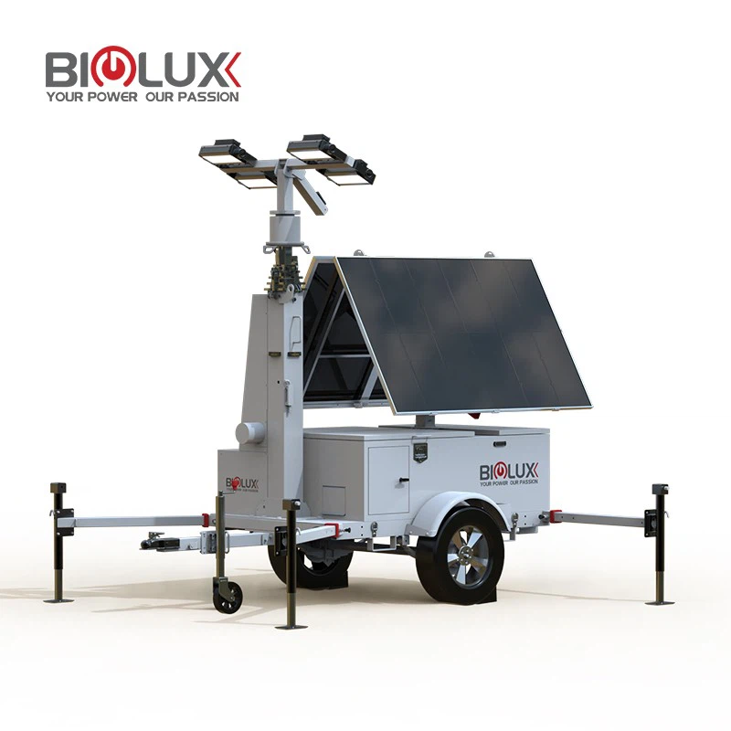 Customizable Mobile Solar Light Tower