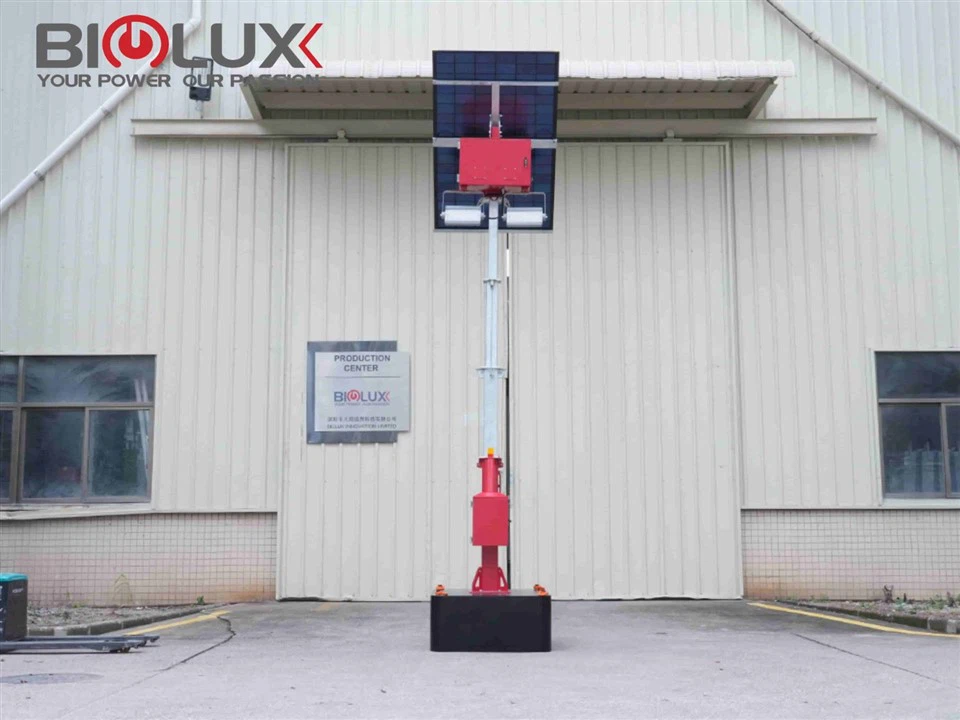 HIGUARD 4m Mobile Solar Light Tower suppliers