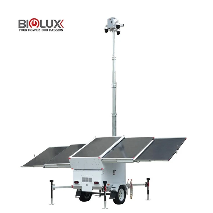 HiSTAR-V Solar Security CCTV Tower