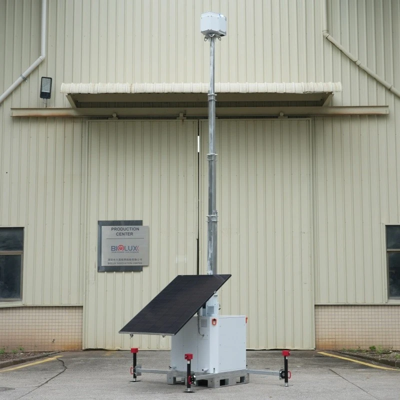 HiTOWER Solar Surveillance Trailer With HD Cameras Big Battery Capacity best