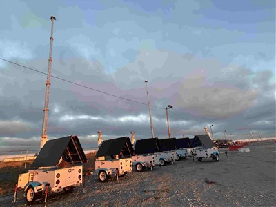 How Solar Surveillance Trailers with AI Cameras Prevent Dangerous Incidents on Construction Sites