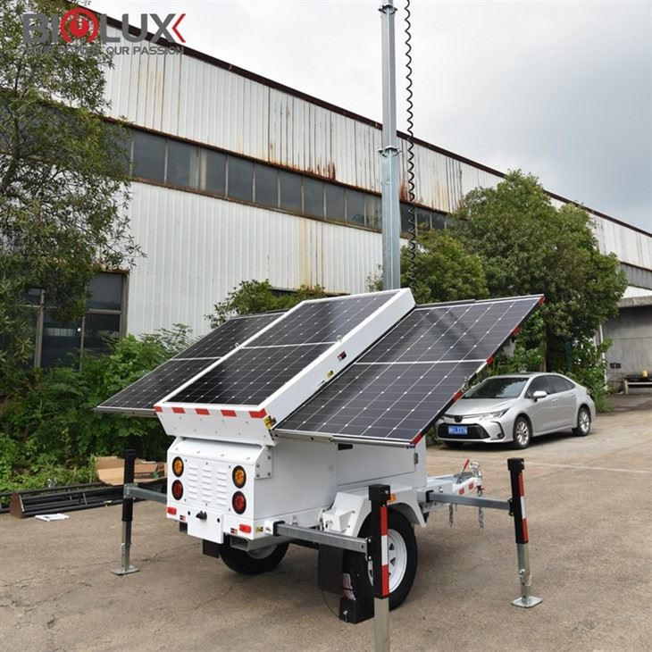 Lighting Towers For Construction Sites Parking Lots Mobile Solar Trailer
