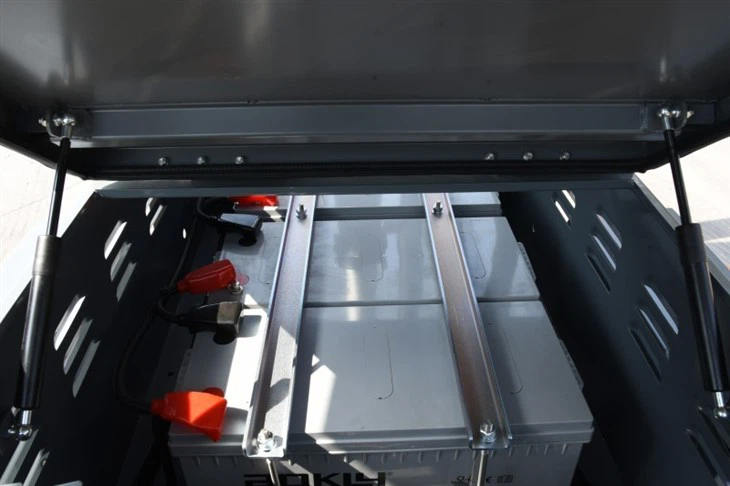 Mobile Cctv Trailer With 4 PTZ