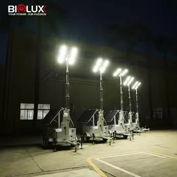 Mobile Solar Light Trailer For Parking Lot price