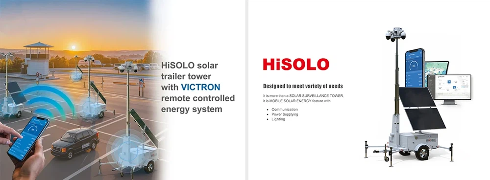 Close-up of the BIGLUX mobile solar trailer controller, showcasing the Victron remote control system. Close-up of the BIGLUX mobile solar trailer controller, showcasing the Victron remote control system.