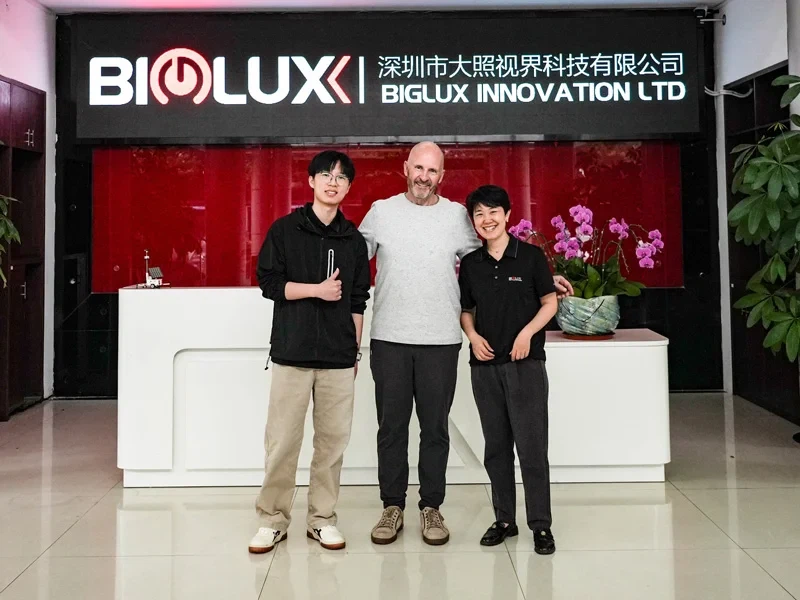 US construction contractors group photo after visiting BIGLUX factory US construction contractors group photo after visiting BIGLUX factory