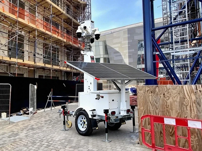 BIGLUX Launches HiSITE Compact Solar Security Trailer With Ultra-Flexible Solar Panel