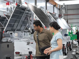 BIGLUX Welcomes Australian Rental Client For Factory Visit & Mobile Solar Sol...