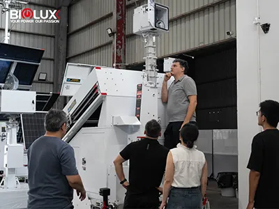 Australian Partner Visits BIGLUX For Solar Light Tower Evaluation