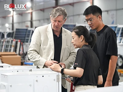 Austrian Industrial Consultant Visits BIGLUX For HiSTAR-V Agricultural Solar ...