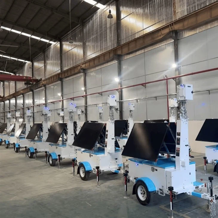 Off-grid Solar-powered Security Camera Trailer price