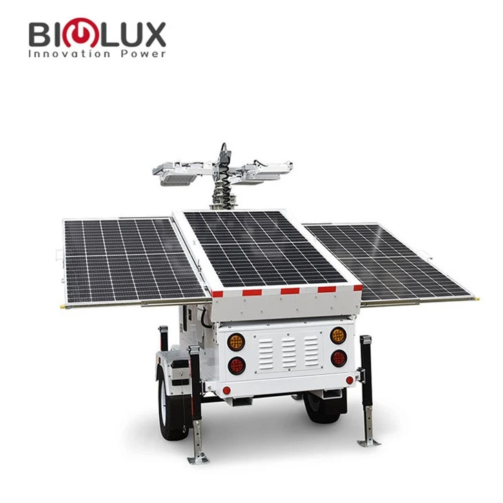 Qatar FIFA World Cup Original Manufacturer Portable Solar-Powered LED Lighting System On Trailer