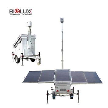 110V 230V Output Mobile Solar Power Trailer