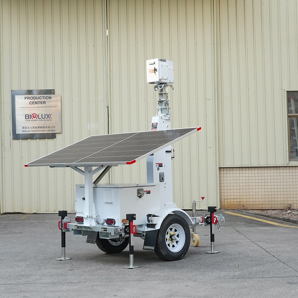 HiSITE mobile solar CCTV tower HiSITE mobile solar CCTV tower