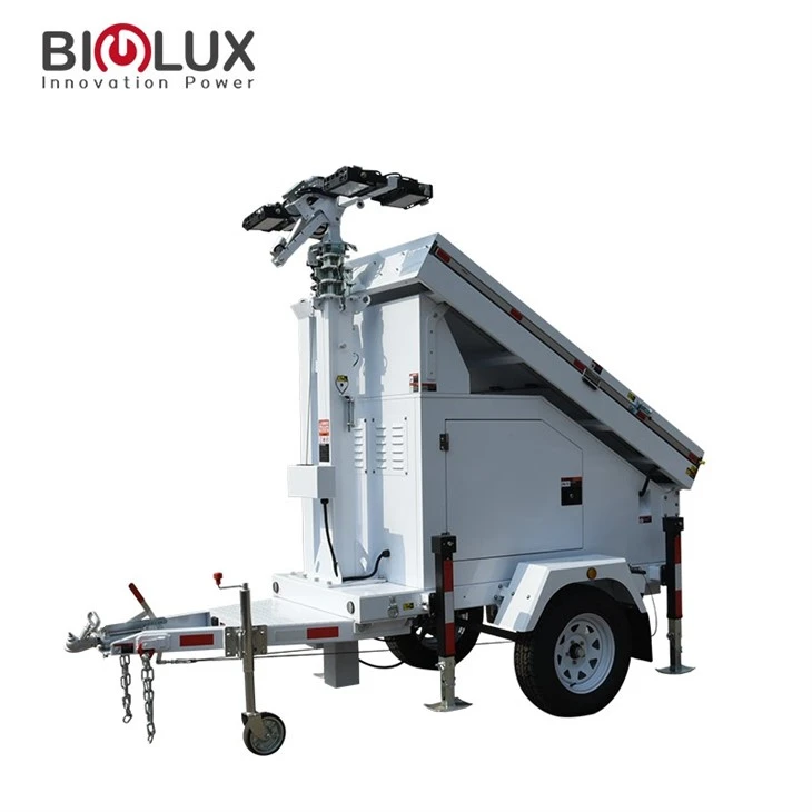 Qatar FIFA World Cup Original Manufacturer Portable Solar-Powered LED Lighting System On Trailer