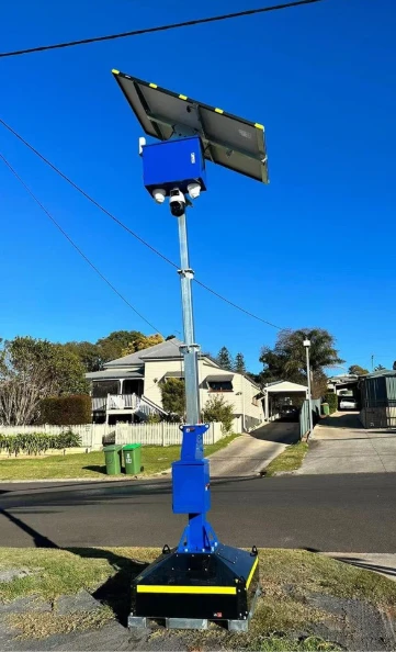 Rapid Deployment Solar Surveillance System