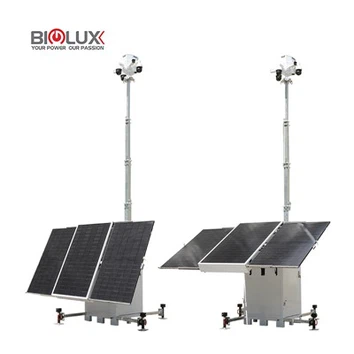 Heavy-Duty HiCUBE Solar Monitoring Tower With 7m Mast & 15kWh Battery