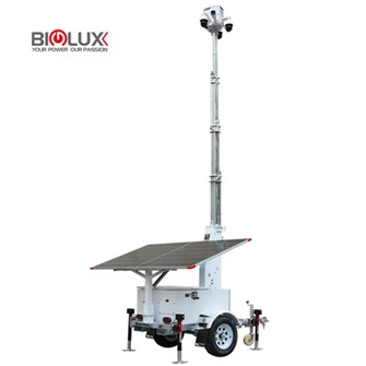 HiSITE Mobile Solar Surveillance Trailer