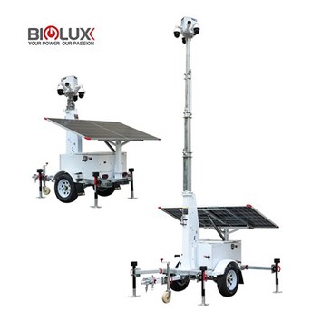 HiSITE Solar AI-Driven CCTV Trailer With Starlink