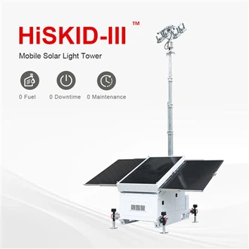 HiSKID 3-Panel Solar Light Tower: The Ultimate Skid-Mounted Off-Grid Lighting