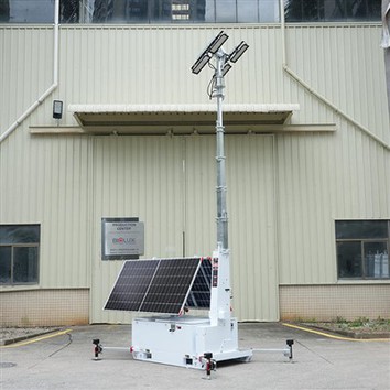 Skid Mobile Solar Light Tower
