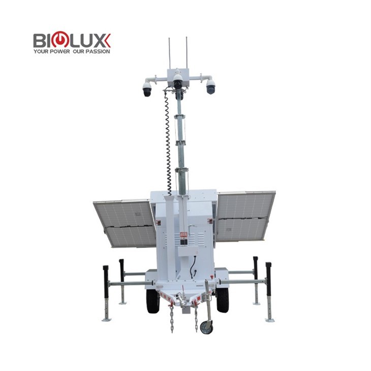 Trailer Mounted Solar Surveillance Camera