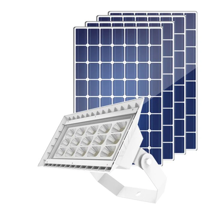 Black Solar LED Flood Light