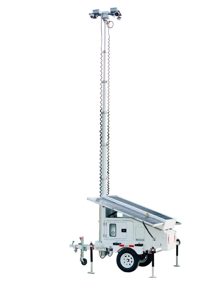 CCTV Camera Solar Trailer