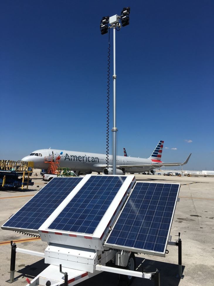 Certificated Airport Solar Light Towers