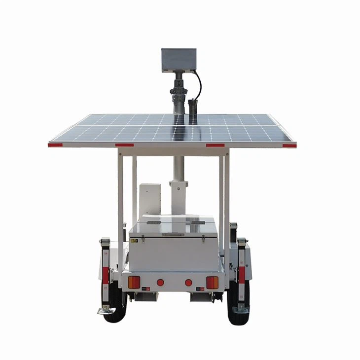 Mobile Solar Trailer For Construction Site
