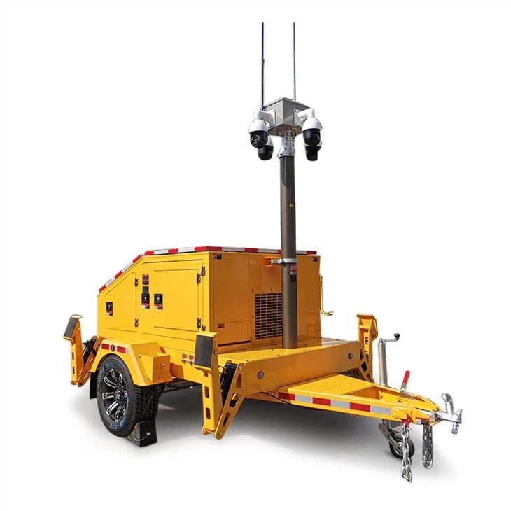 Mobile Cell Site Tower With Solar
