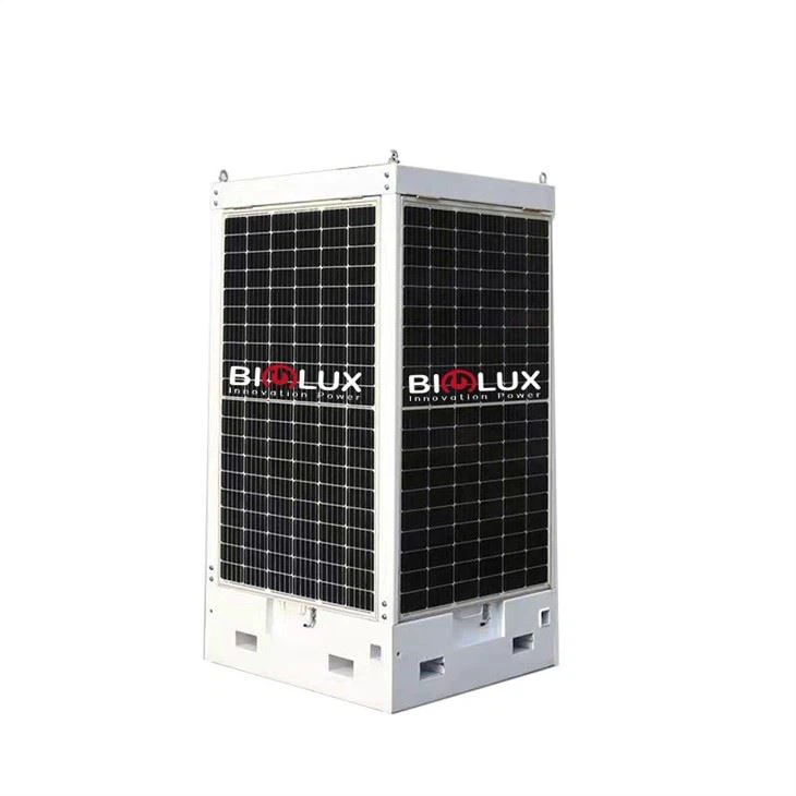 Cuboid Solar Surveillance Tower