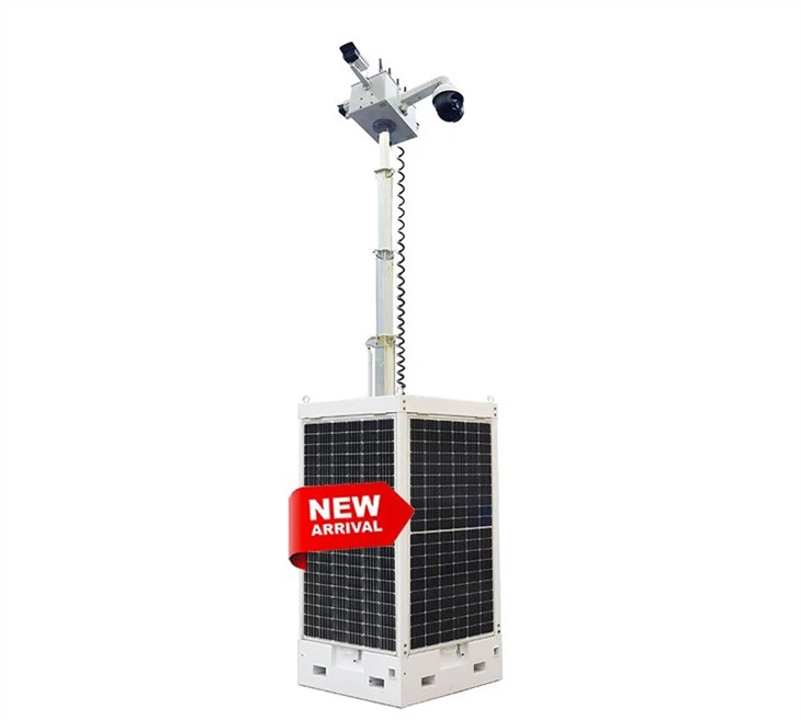 Cuboid Parking Lot CCTV Tower