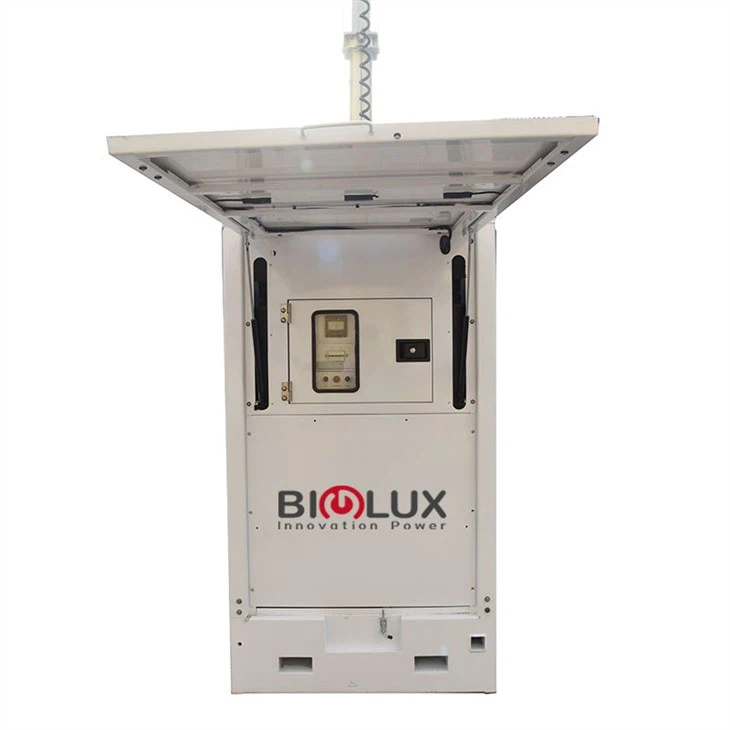 Cuboid Towable Solar Generator For Site Work