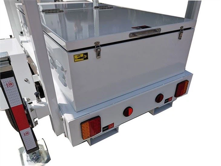 High Definition Surveillance Mobile Solar Cctv Trailer