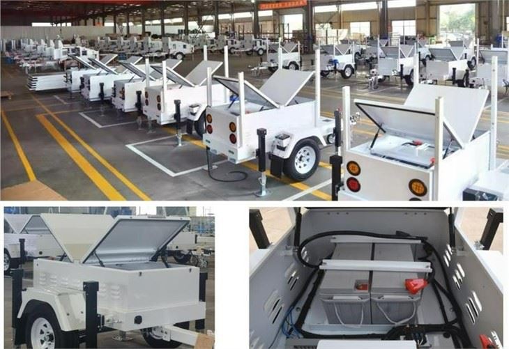 Mini Mobile Solar Power Station Trailer