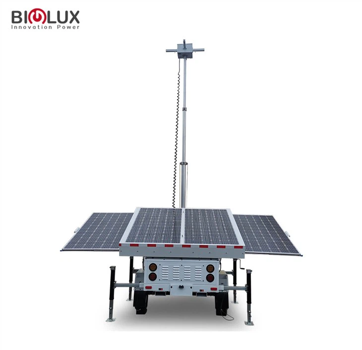Mobile Solar Generator With Camera