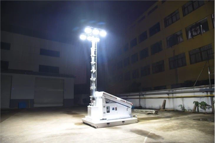 Skid Solar Light Tower For Rental