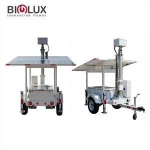 Lithium Battery Mobile Solar Security Trailer