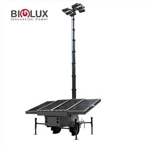 World Cup Parking Lot Solar Light Trailer