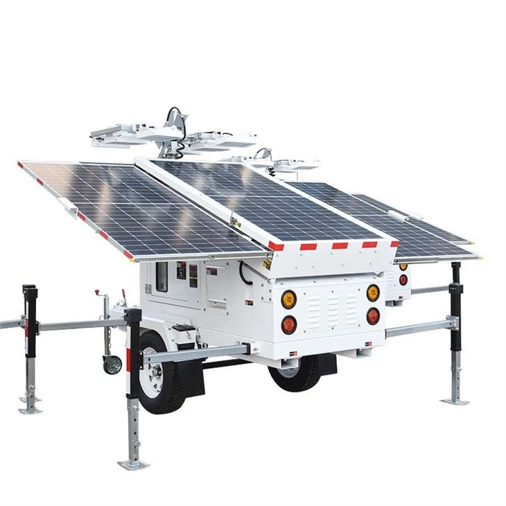 Solar Lighting Tower For Mining