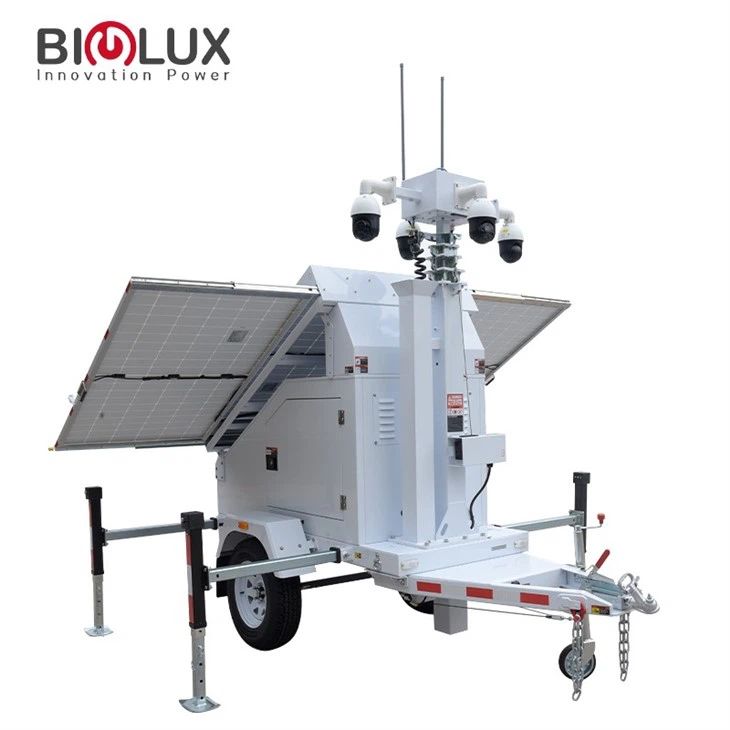 Factory Direct Sales Mobile Solar Monitoring Trailer