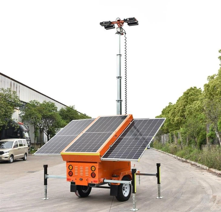 solar light tower bright