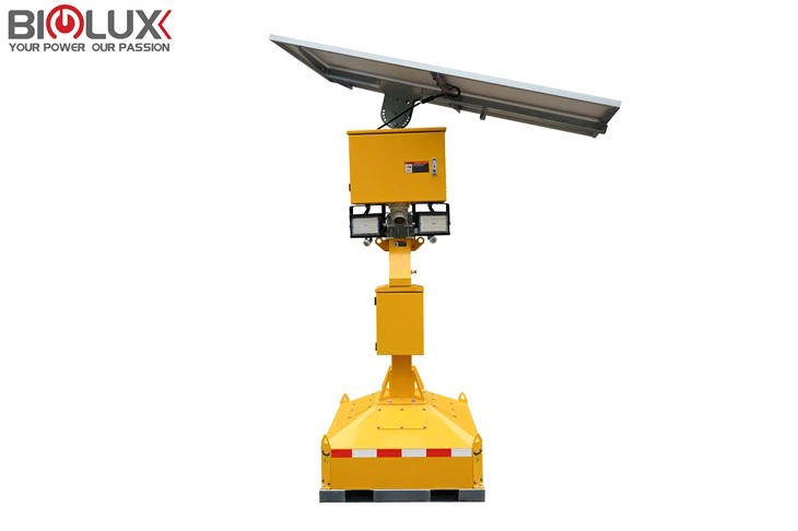 HiGuard Mobile Solar Light And Cctv Tower